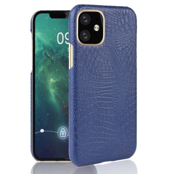 Croco iPhone 11 cover - Blå Blue