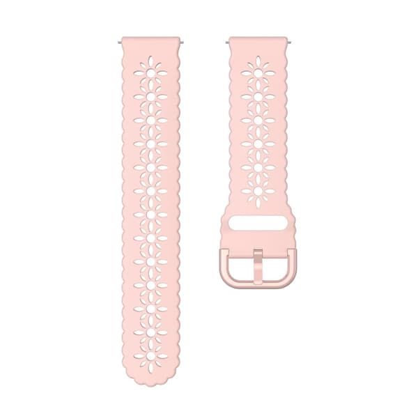 Samsung Galaxy Watch 5 (44mm) / (40mm) / Pro urholkad blomma klockarmband - Rosa Rosa