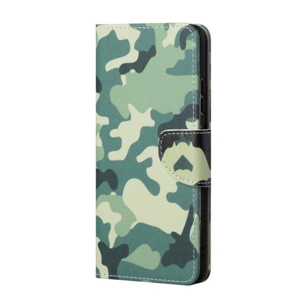 Wonderland OnePlus 9 Pro Flip Etui - Camouflage Green