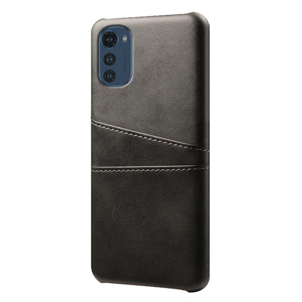 Dual Card Motorola Moto E32 cover - Sort Black