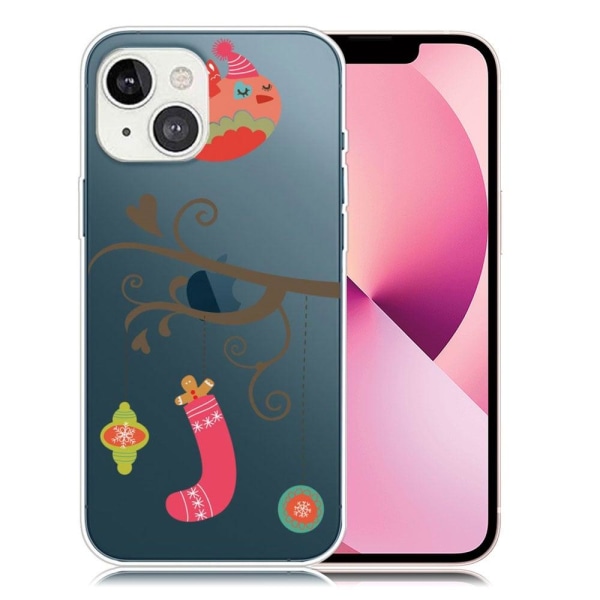 Julecover fleksibelt cover iPhone 13 mini 5.4 inch - Gren Multicolor