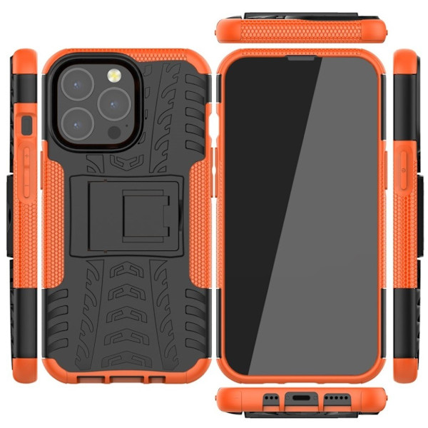 Offroad Suojakotelo iPhone 13 Pro - Oranssi Orange