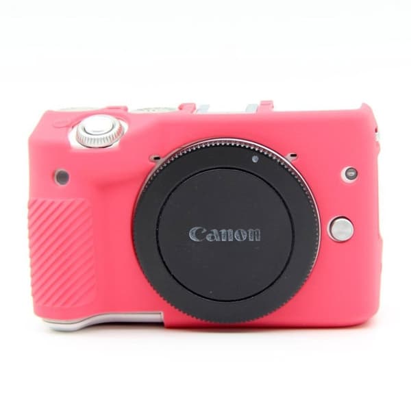 Canon EOS M3 fleksibel blød silikone etui - Rose Pink