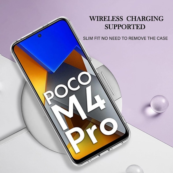 Marble Xiaomi Poco M4 Pro Etui - Lilla Purple