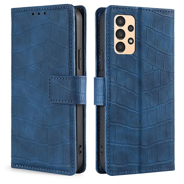 Croco Samsung Galaxy A13 4G cover - Blå Blue