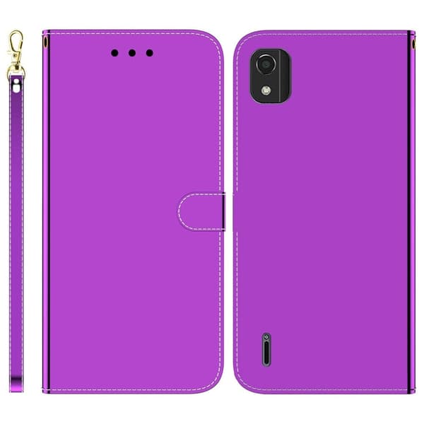 Mirror Nokia C2 2nd Edition fodral - Lila Lila