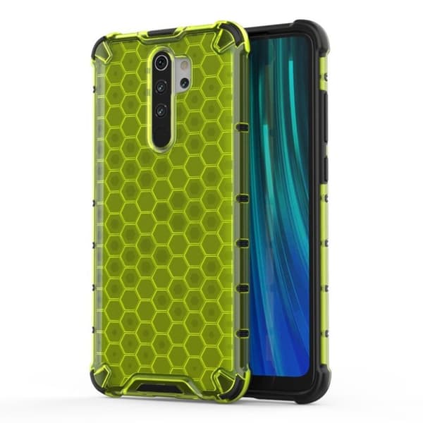 Bofink Honeycomb Xiaomi Redmi Note 8 Pro skal - Grön Grön