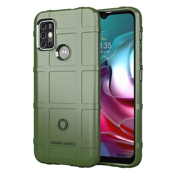 Rugged Shield Etui Motorola Moto G30 / G10 - Grøn Green
