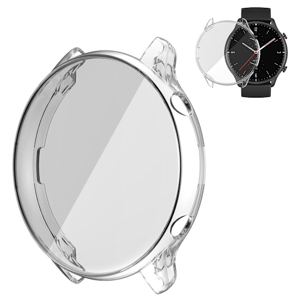 Amazfit GTR 2 lasitettu kehys - Läpinäkyvä Transparent
