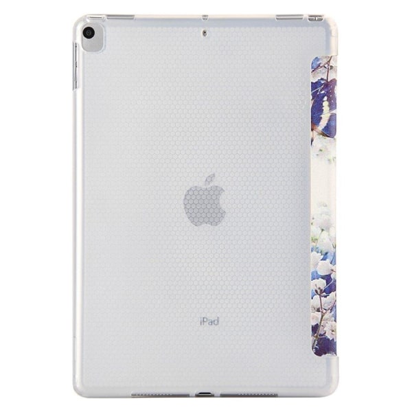 iPad 10.2 (2020)  læder flip etui - blå sommerfugl Blue
