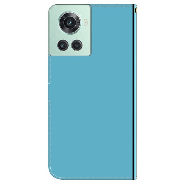 Mirror OnePlus 10R / OnePlus Ace flip-etui - Blå Blue