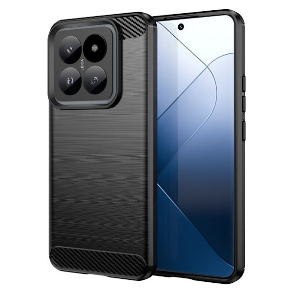 Carbon Flex Xiaomi 14 Pro deksel - Svart Black