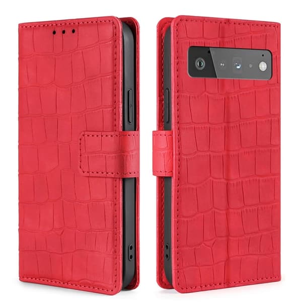 Croco Google Pixel 6 Pro skal - Röd Röd