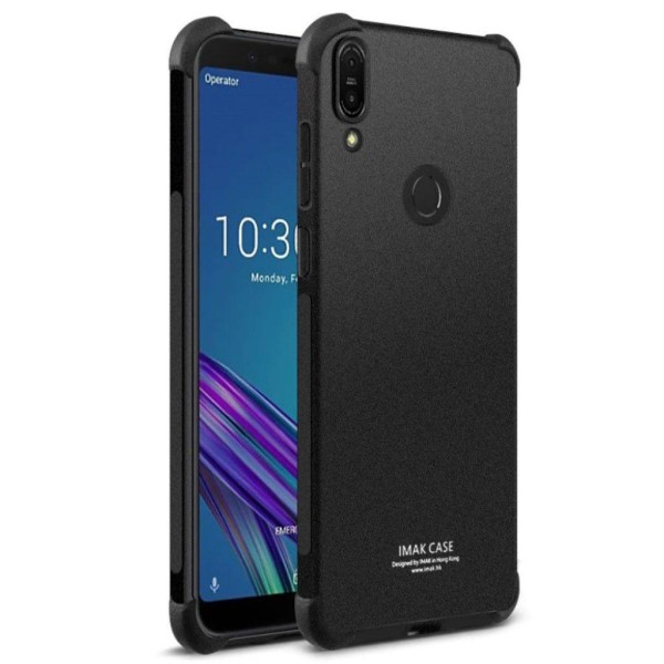 IMAK Asus ZenFone Max Pro (ZB602KL) mobiletui i silikone med air Black