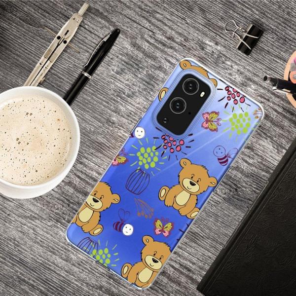 Deco OnePlus 9 etui - brun bjørn Brown