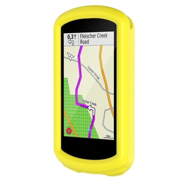 Garmin Edge 1030 anti- dirt silikone beskyttende etui - Gul Yellow