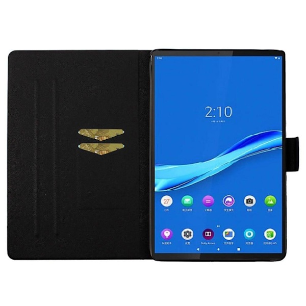 Samsung Galaxy Tab A8 10.5 (2021) läderfodral med coolt mönster - Gyllene Drömfångare multifärg