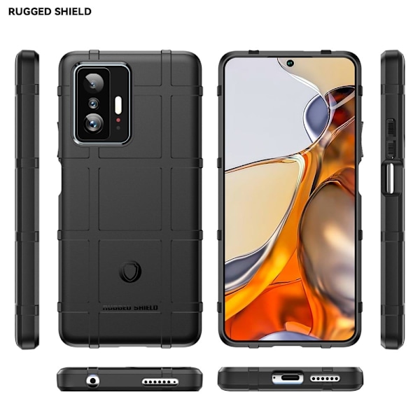 Rugged Shield Xiaomi 11T / Xiaomi 11T Pro skal - Svart Svart