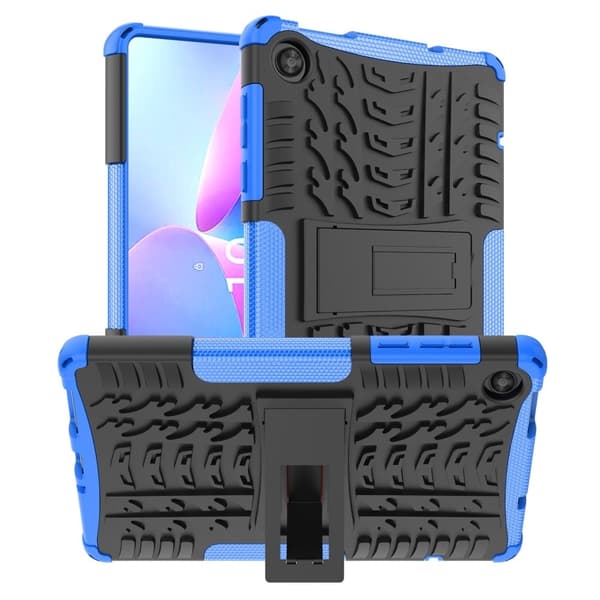 Dekkmønstret kickstand-etui for Lenovo Tab M8 (Gen 4) - Blå Blue