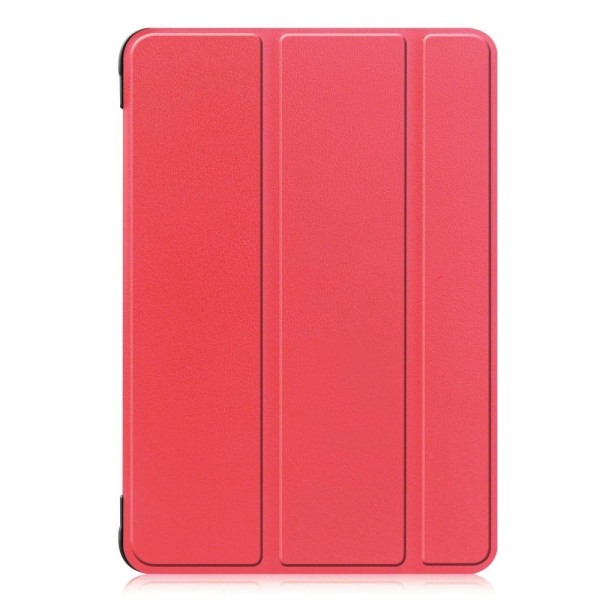 Tri-fold Leather Stand Case for Amazon Fire 8 HD (2022) - Red Red