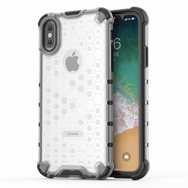 Bofink Honeycomb iPhone XS deksel - Hvit White