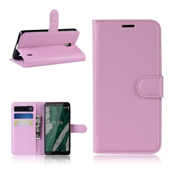 Classic Nokia 1 Plus etui – Lyserød Pink
