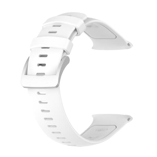 Polar Vantage V2 ensfarvet silikone urrem - Hvid White