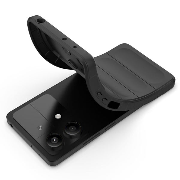 Mjukt greppformat Xiaomi Redmi Note 13R Pro skal - Röd Röd
