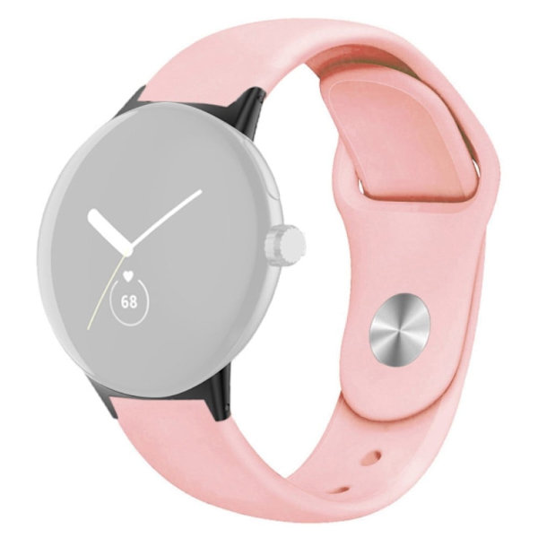 Silikoninen kellohihna Google Pixel Watch -kelloon - Pinkki Pink