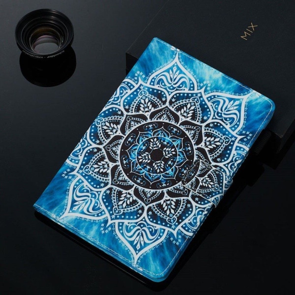 Amazon Kindle Paperwhite 4 (2018) / Kindle Paperwhite -kuvioinen nahkainen kotelo - Mandala Kukka Multicolor