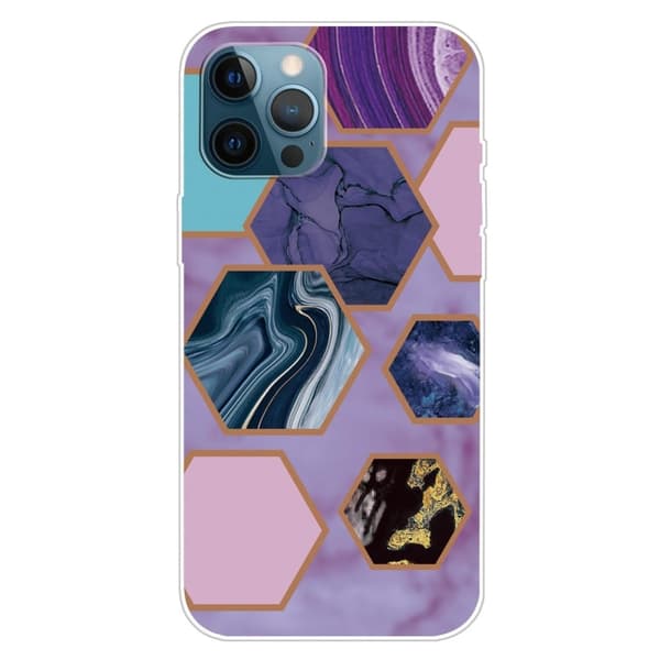 Abstract iPhone 16 Pro kotelot - Tyyli F Purple