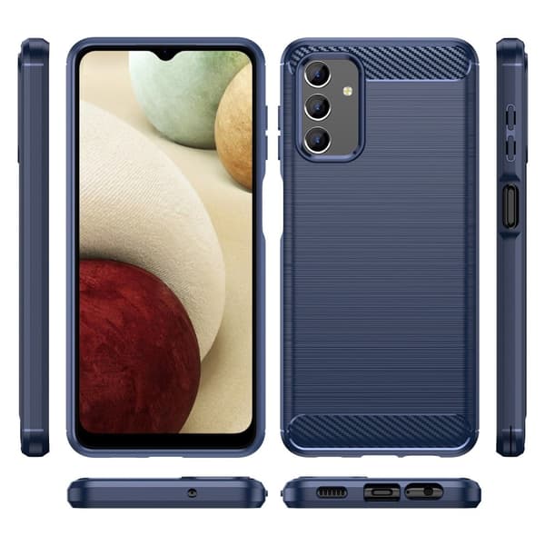 Carbon Flex Suojakotelo Samsung Galaxy A13 5G - Sininen Blue