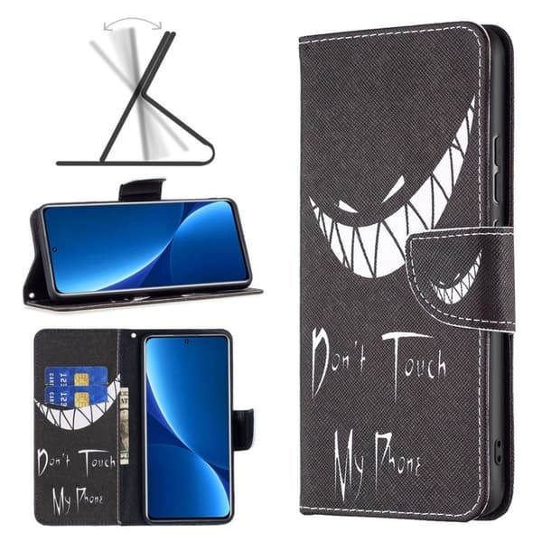 Wonderland Xiaomi 12 Pro flip-etui - Ikke Rør Telefonen Min Black