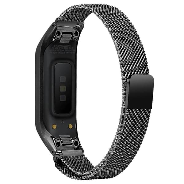 Samsung Galaxy Fit E Milanese Rustfritt Stål Klokkereim - Svart Black