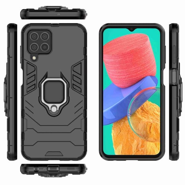Ring Guard-fodral - Samsung Galaxy M33 5G - Svart Svart