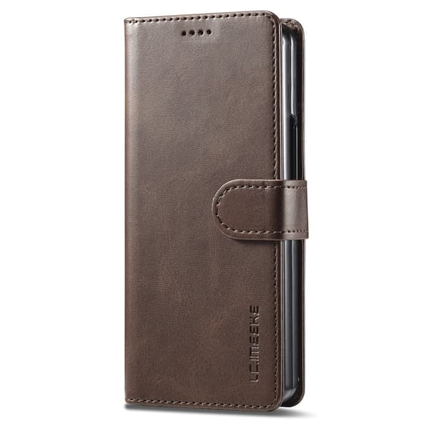 LC.Imeeke läder Samsung Galaxy Z Fold5 fodral - Brun Brun