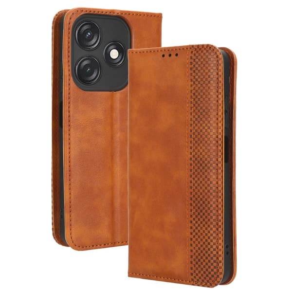 Bofink Vintage Tecno Spark 10c Læretui - Brun Brown