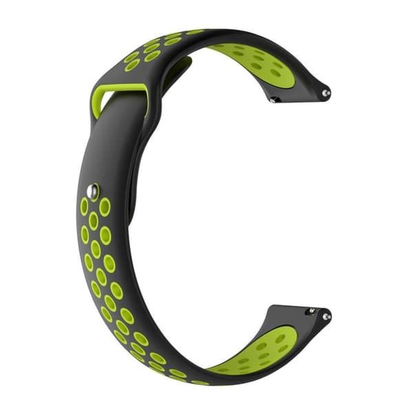 Huami Amazfit-kellon  vaihtoranneke - Musta, vihreä Multicolor