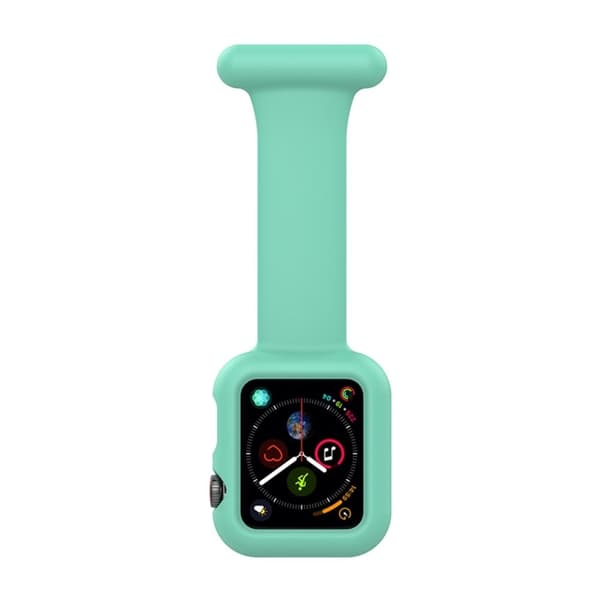 Apple Watch (45 mm) silikone-urrem - Cyan Green