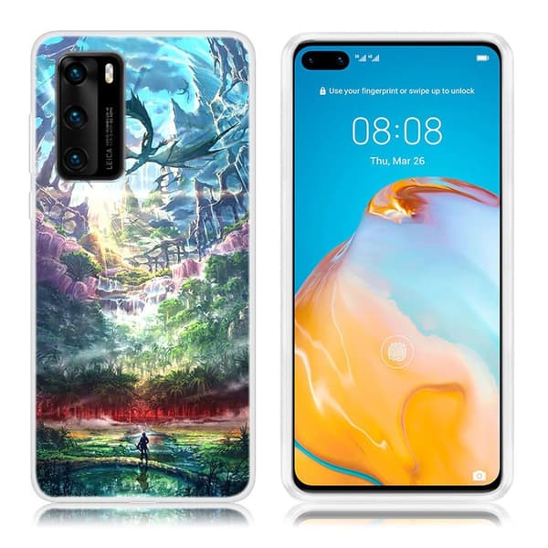 Deco Huawei P40 deksel - Vakkert landskap Multicolor