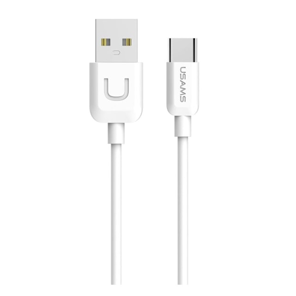 Usams universell USB Type-C dataoverføringskabel 1m - Hvit White