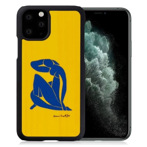 Man&Wood premiumfodral för iPhone 11 Pro Max - Nu Bleu multifärg
