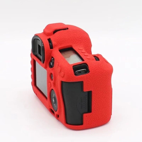 Canon EOS 5D Mark III / 5DS / 5DRS silikonöverdrag - Röd Röd