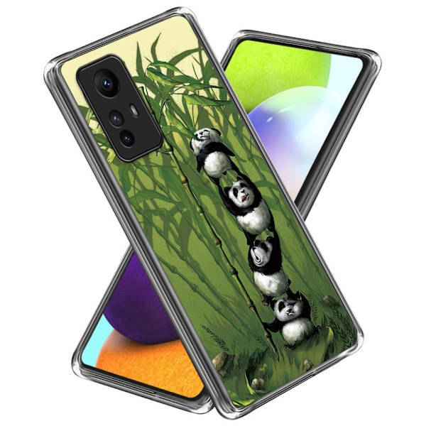 Deco Xiaomi Redmi Note 12S skal - Stapling Av Pandor Grön