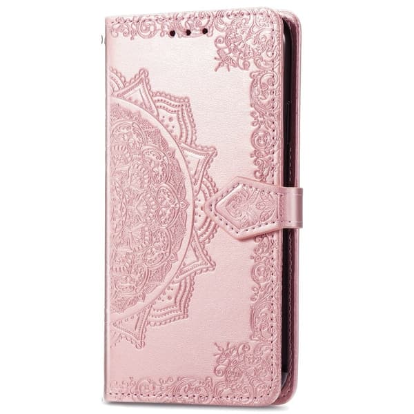 Mandala Nothing CMF Phone 1 etui i lær - Rose Gull Pink