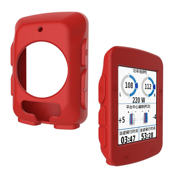 Garmin Edge 520 silikonikotelo - Punainen Red