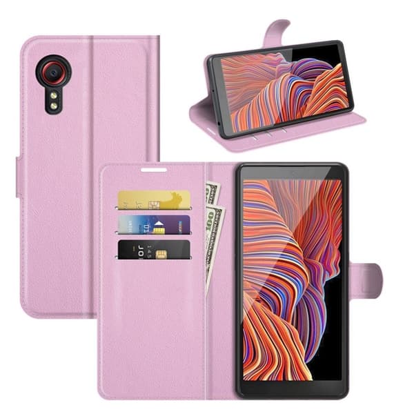 Classic Samsung Galaxy Xcover 5 Flippetui - Rosa Pink