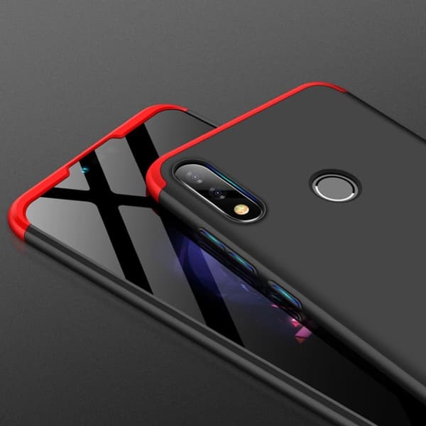 GKK ASUS ZenFone Max Pro (M2) 3-in-1 irrotettava kotelo - Punainen / Musta Multicolor