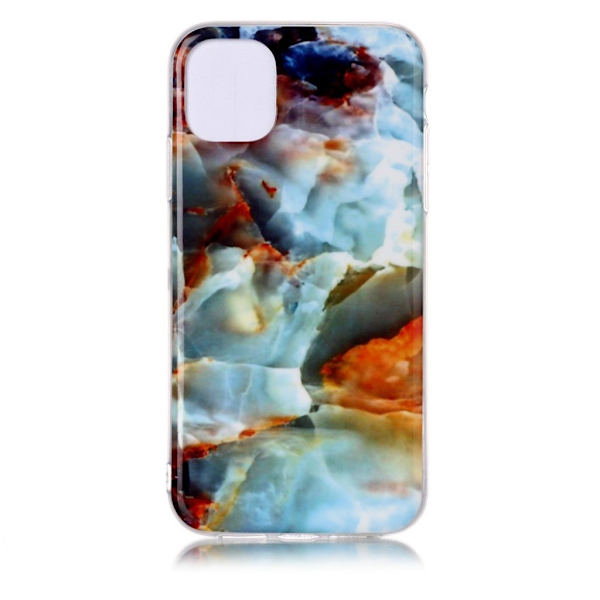 Marmormotiv iPhone 11 Pro skal - Färgglada Moln Marmor multifärg