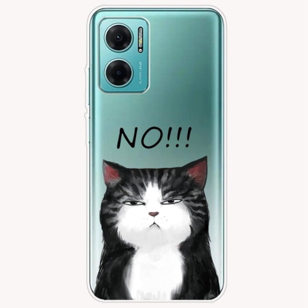 Deco Xiaomi Redmi Note 11E skal - Katt Säger Nej Svart